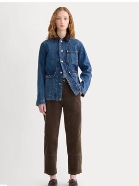Everlane The Utility Barrel Corduroy Pant Brown in Sz 10